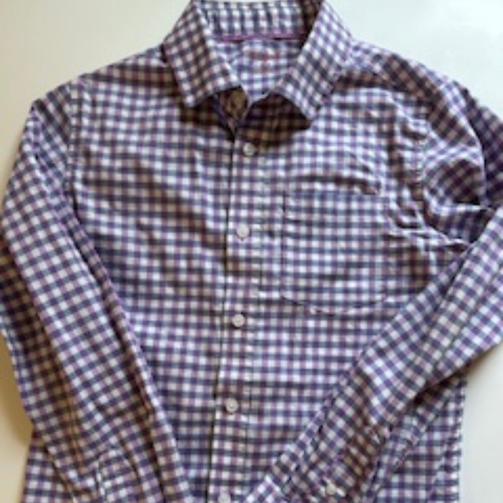 Boys Long Sleeve Button up Dress Shirt - Size 12/14